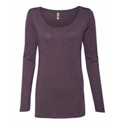 Next Level LADIES' L/S Triblend Scoop Neck Shirt