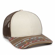 Outdoor Cap Printed Visor Trucker