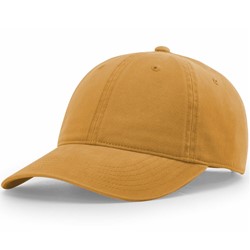 Richardson Peached Twill Cap- Leatherette Patch