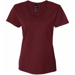 Hanes | Hanes LADIES' 4.5 oz.Cotton V-Neck T-Shirt