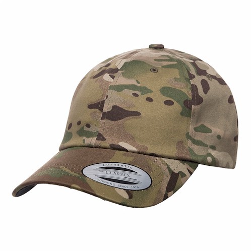 Yupoong Low Profile Cotton Twill Multicam Hat