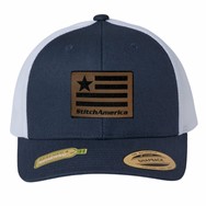 YP 2 Tone Eco Retro Trucker- Leatherette Patch