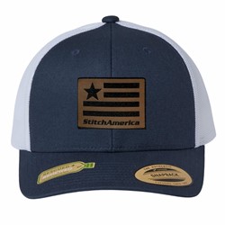 Yupoong | YP 2 Tone Eco Retro Trucker- Leatherette Patch 