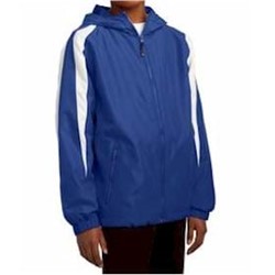 SportTtek YOUTH ColorBlock Hooded Jacket